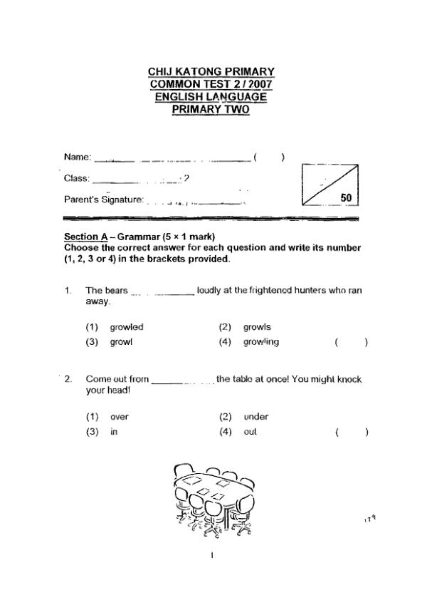 CHIJ P2 Eng WA3 2007 exam paper PDF preview