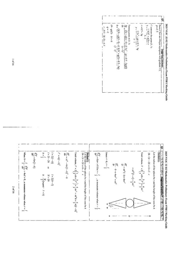 Testpaper Year : 2025 Testpaper Type : Prelims Testpaper Subject : Maths-H2 Download This Testpaper A Level Maths_H2 Prelim 2025 exam paper PDF preview