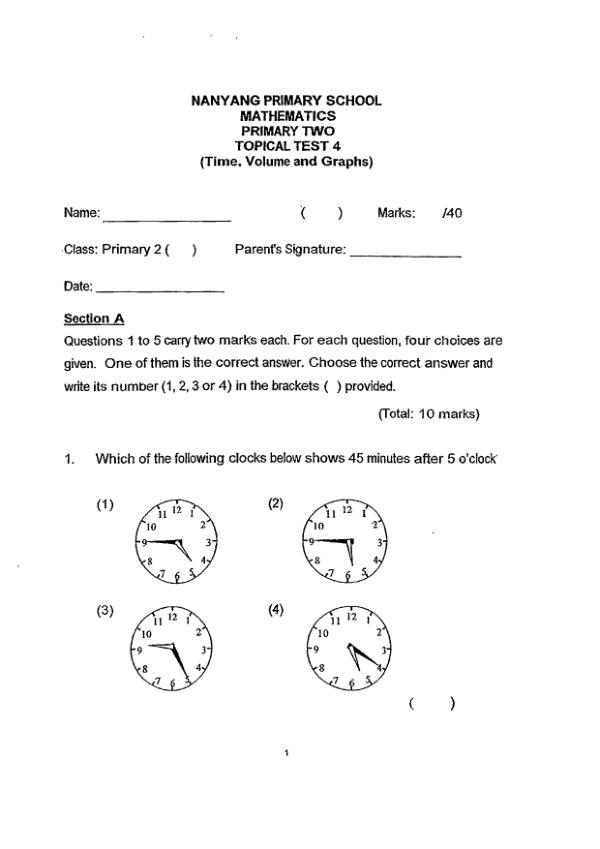 Nanyang P2 Math WA3 2013 exam paper PDF preview